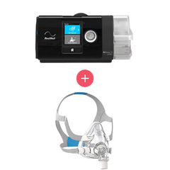Resmed Airsense 10 autoset avec Humidificateur + Masque Facial AirFit F20 -Occasion